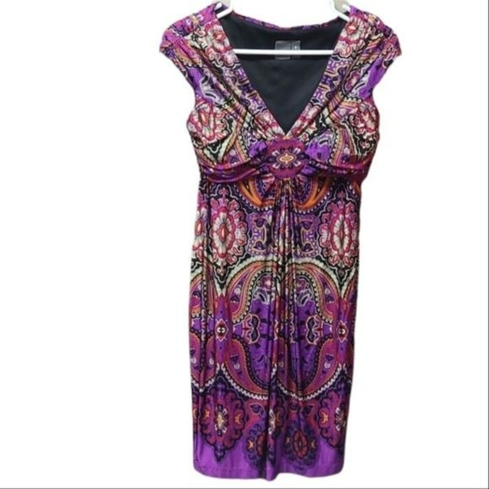 Muse womens ruched dress size 6